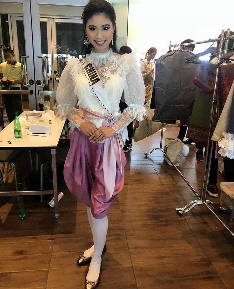 Meisu Qin Miss Universe China 2018, Miss Universe 2018 Contestant (Photo Courtesy: Miss Universe/Candidate FaceBook/ Instagram)