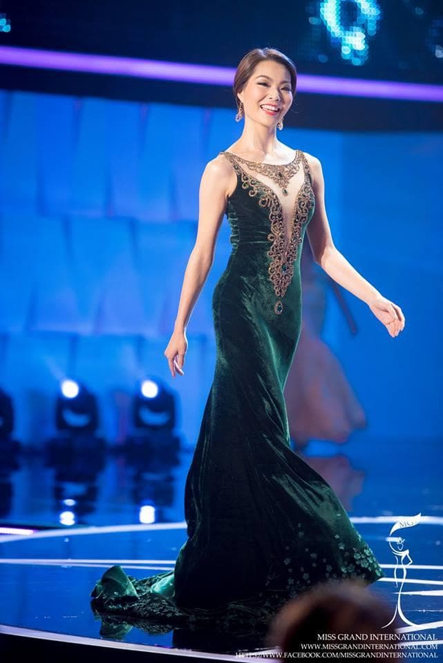 Ayaka Tanaka from Japan - Finalist Miss Grand International 2015 in Long Gown (Photo Credit: MGI Official)