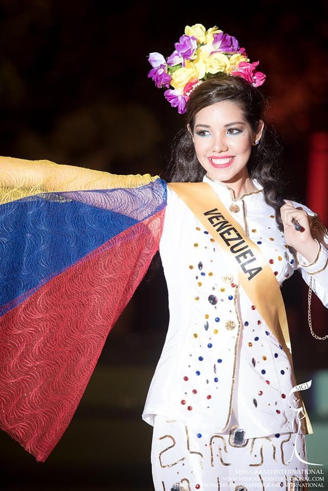 Reina Rojas from Venezuela - Finalist Miss Grand International 2015 in National Costume (Photo Credit: MGI Official)