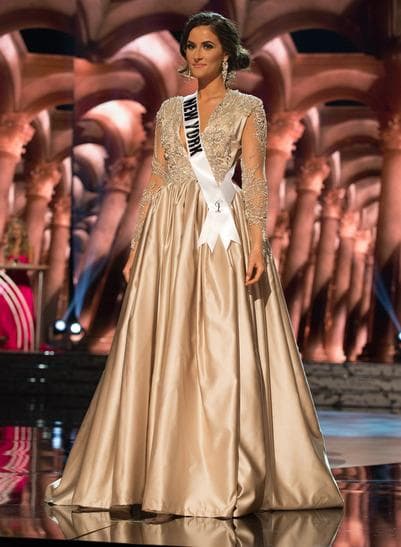 Serena Bucaj Contestant in Evening Gown during the Preliminary competition (Photo Credits: Miss USA Official)