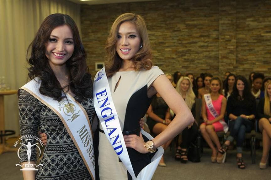 Zandra Flores (England) Miss Supranational 2014 Sash Ceremony