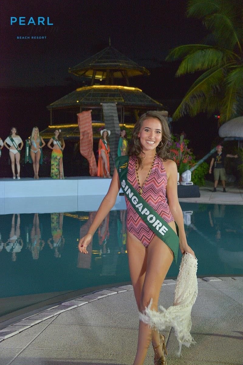 Manuela Bruntraeger Miss Universe Singapore 2017 (Photo Credit: Miss Universe/FaceBook Official)