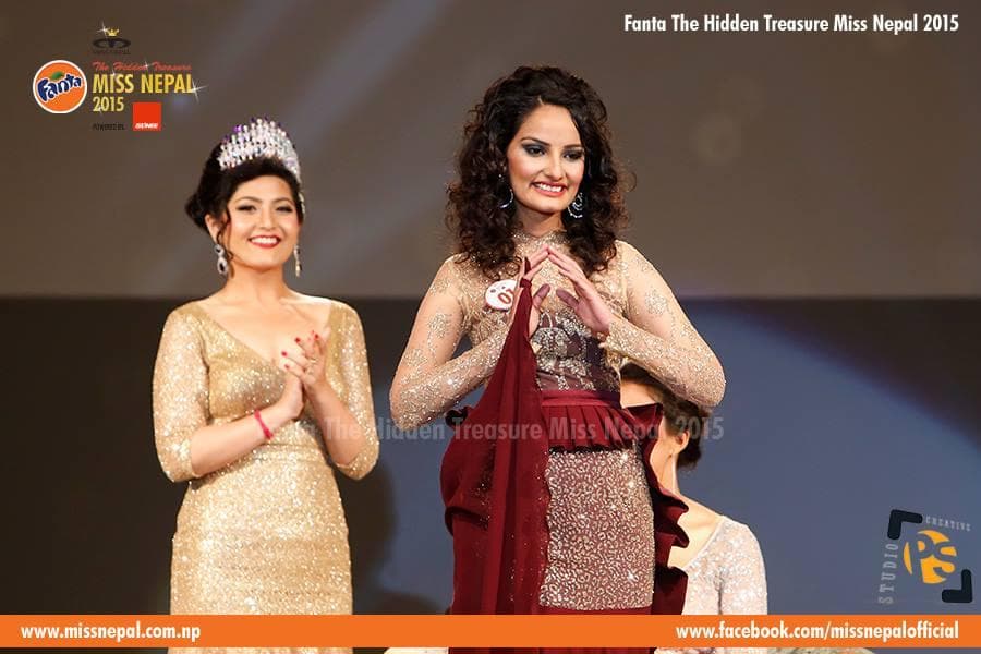 Medha Koirala Second Runner-up Miss Nepal 2015 (Photo Credit: The Hidden Treasure Miss Nepal Official)