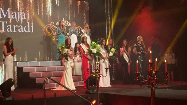 Maja Taradi Miss World Slovenia 2016 with first runner-up Alena Music and second runner-up Ana Kondic