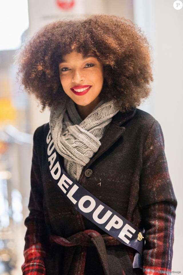 Ophély Mézino Miss Guadeloupe 2018, Finalist Miss France 2019 (Photo Credits: Miss France/ Contestant Official FaceBook)