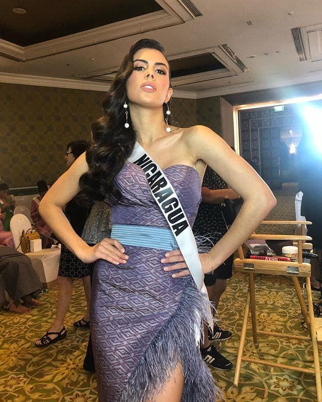 Adriana Maria Paniagua Cabrera Miss Universe Nicaragua 2018, Miss Universe 2018 Contestant (Photo Courtesy: Miss Universe/Candidate FaceBook/ Instagram)