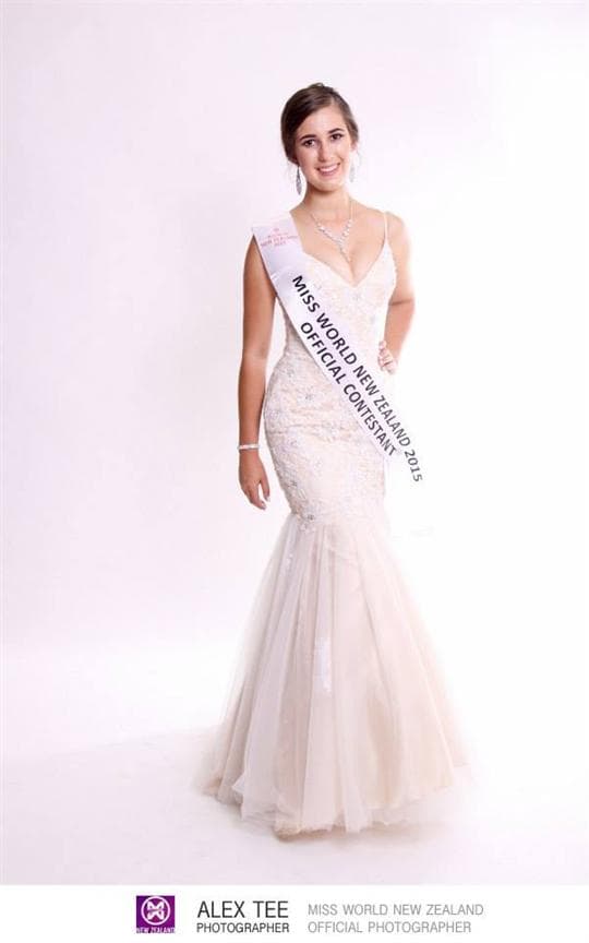 Emma Duxfield Contestant Miss World New Zealand 2015 (Photo Credit: Miss World New Zealand/ Contestant Official Facebook)