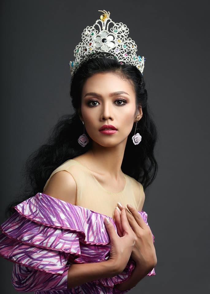 Tin Sandar Myo Miss Earth Myanmar 2017 - Finalist for Miss Earth 2017 (Photo Courtesy:Contestant Facebook/Miss Earth Official)