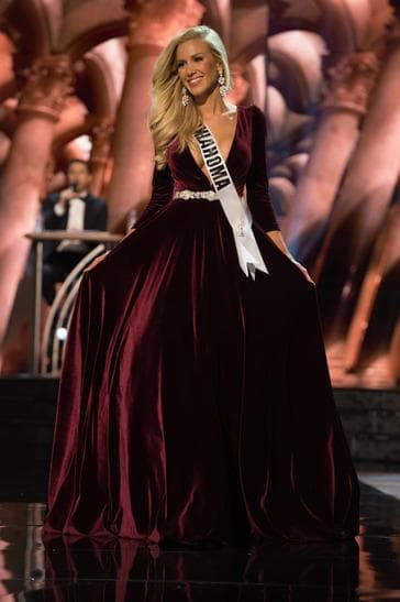 Taylor Gorton Contestant in Evening Gown during the Preliminary competition (Photo Credits: Miss USA Official)