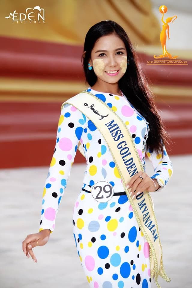 Kyu Kyu Miss Golden Land Myanmar 2015 Contestant Number 29 (Photo Courtesy - Miss Golden Land Myanmar Official)
