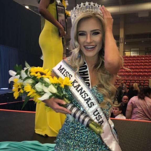 Melanie Shaner Miss Kansas USA 2018 for Miss USA 2018 (Photo Credit: Miss USA/ Contestant Official FaceBook/Instagram)