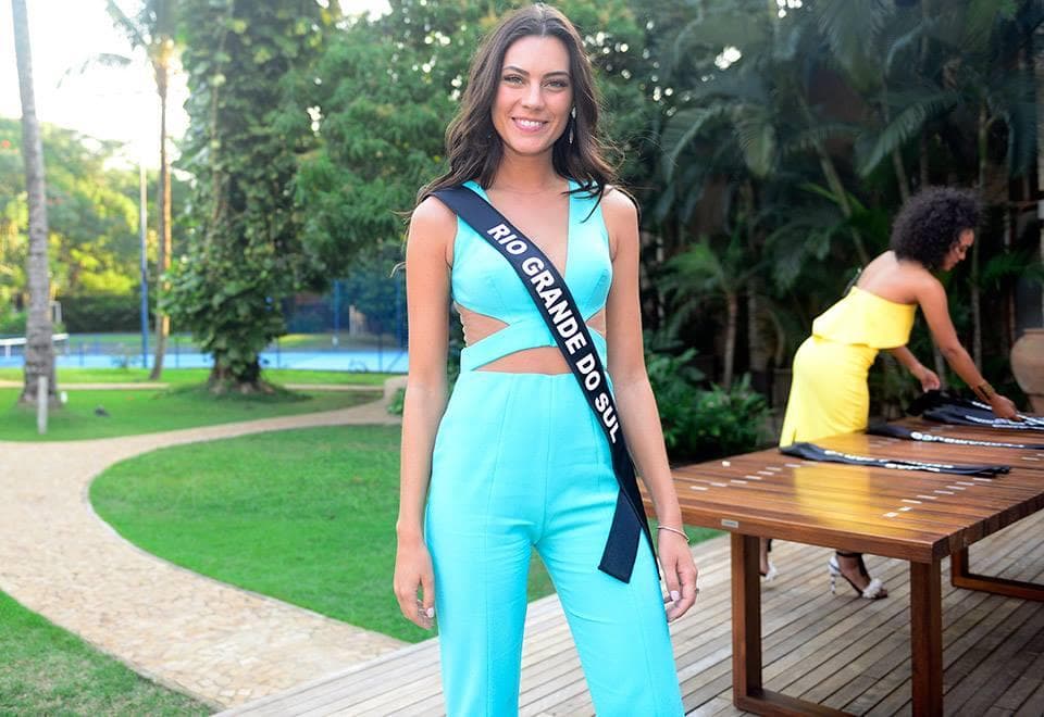 Juliana Mueller from Rio Grande do Sul - Contestants Miss Brazil 2017 (Photo Courtesy: Miss Brasil/ Facebook Official)