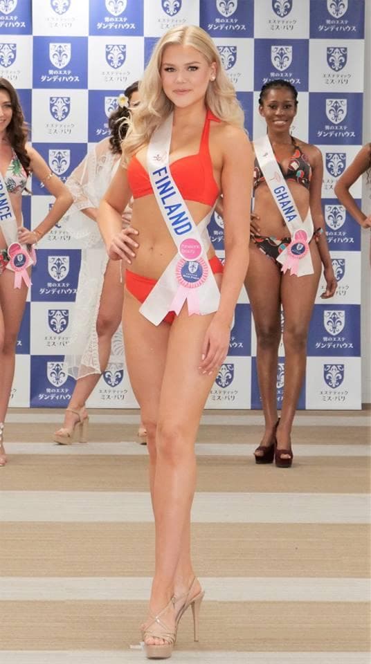 Eevi Annika Ihalainen Miss International Finland 2018, Finalist Miss International 2018 at Preliminary Swimsuit Competition (Photo Source: Miss International Organization)