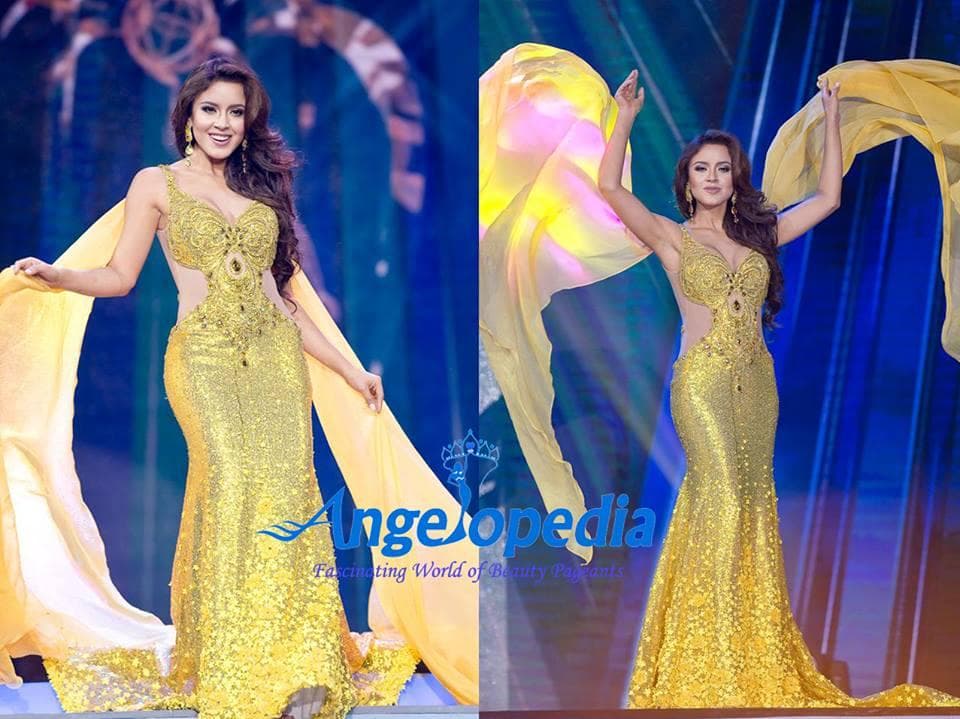 Katherine Espín from Ecuador - Evening Gown Round Top 16 finalists Miss Earth 2016
