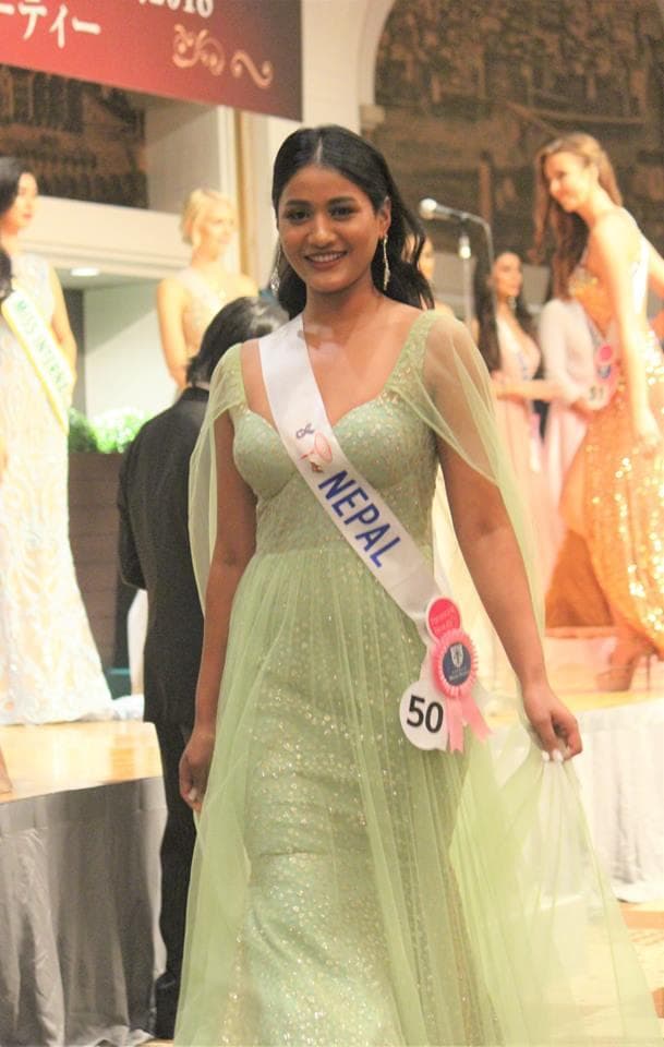 Ronali Amatya Miss International Nepal 2018, Finalist Miss International 2018 (Photo Source: Miss International Organization)
