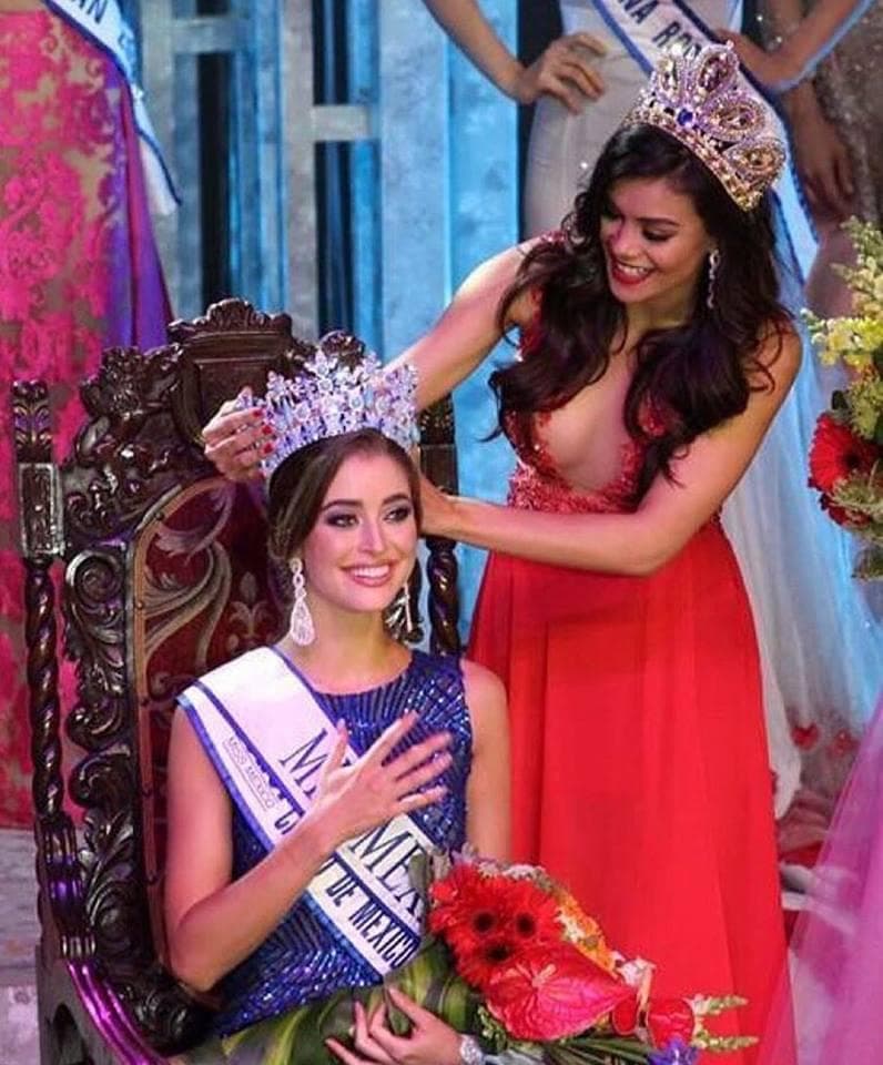 Miss World Mexico 2016 Ana Girault crowning photo