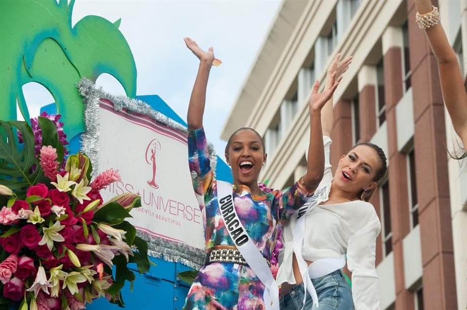 Laurien Angelista from Curaçao at Parade of Nations