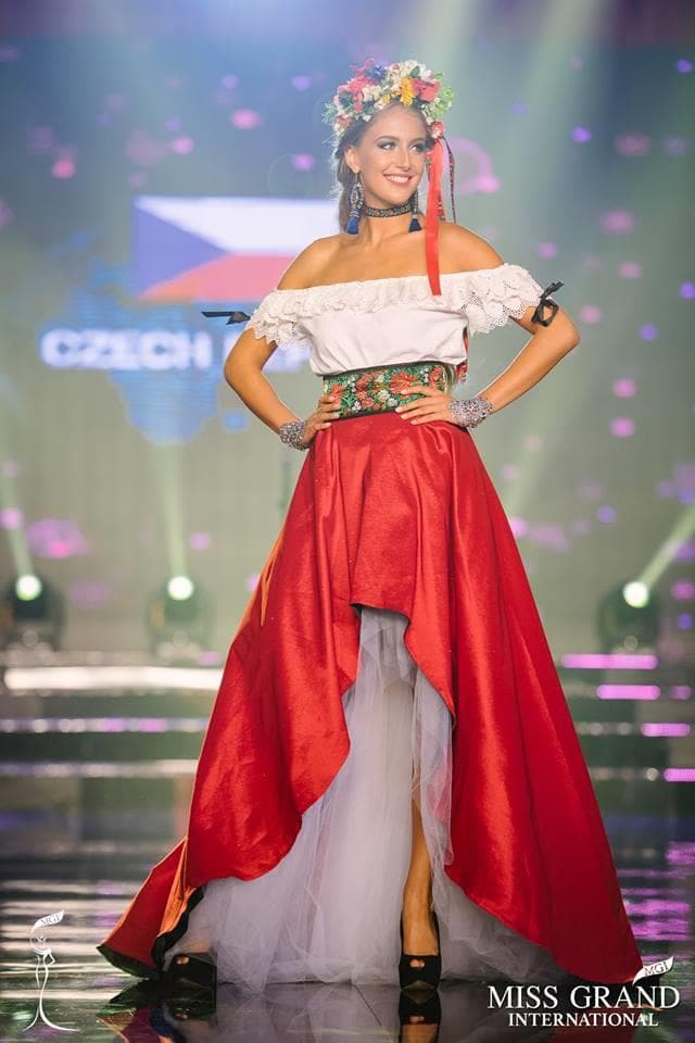 Nikola Uhlířová Miss Grand Czech Republic 2017 during national costume competition (Photo Courtesy: Miss Grand International)