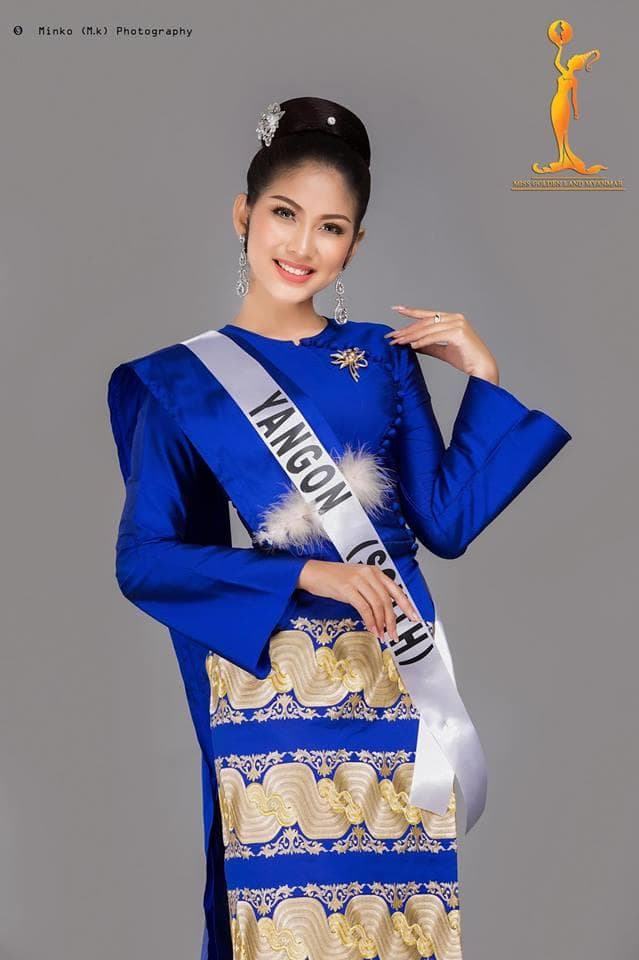 Nang Cherry Miss Yangon (South) - Finalist Miss Golden Land Myanmar 2018 (Photo Courtey: MGLM Official)
