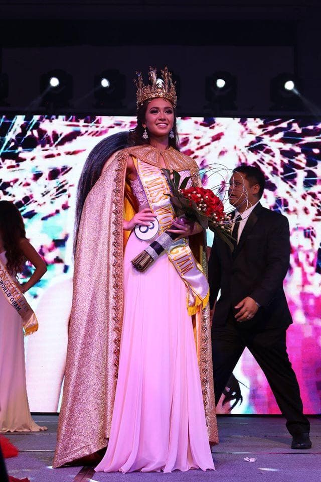 Phoebe Denight Palisoc takes her final walk as Miss World Guam 2016 (Photo Credit: Miss World Guam Organisation)
