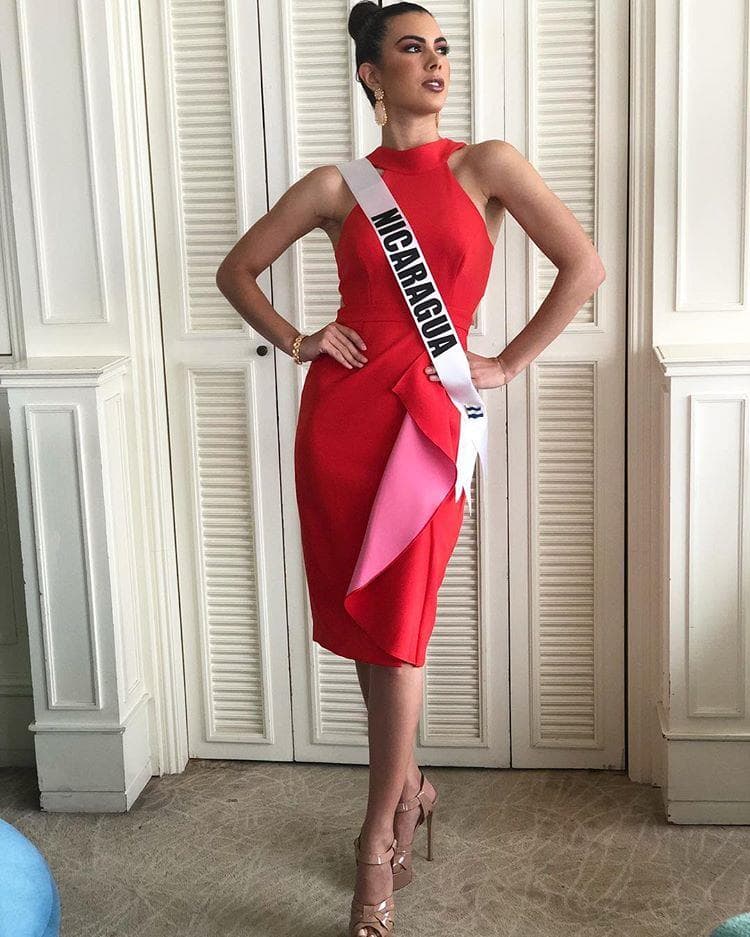 Adriana Maria Paniagua Cabrera Miss Universe Nicaragua 2018, Miss Universe 2018 Contestant (Photo Courtesy: Miss Universe/Candidate FaceBook/ Instagram)