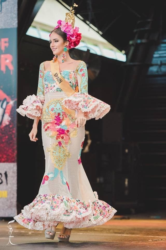 Adriana Sanchez Rivas Miss Grand Spain 2016 in National Costume (Photo Credit: Official Facebook/ Miss Grand International Organization)