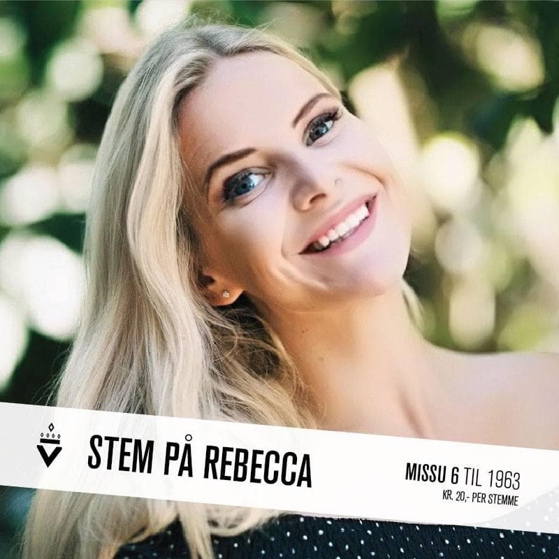 Rebecca Bjork Finalist Miss Norway 2018/ Miss Universe Norway 2018 (Photo Courtesy: Miss Norway Official)