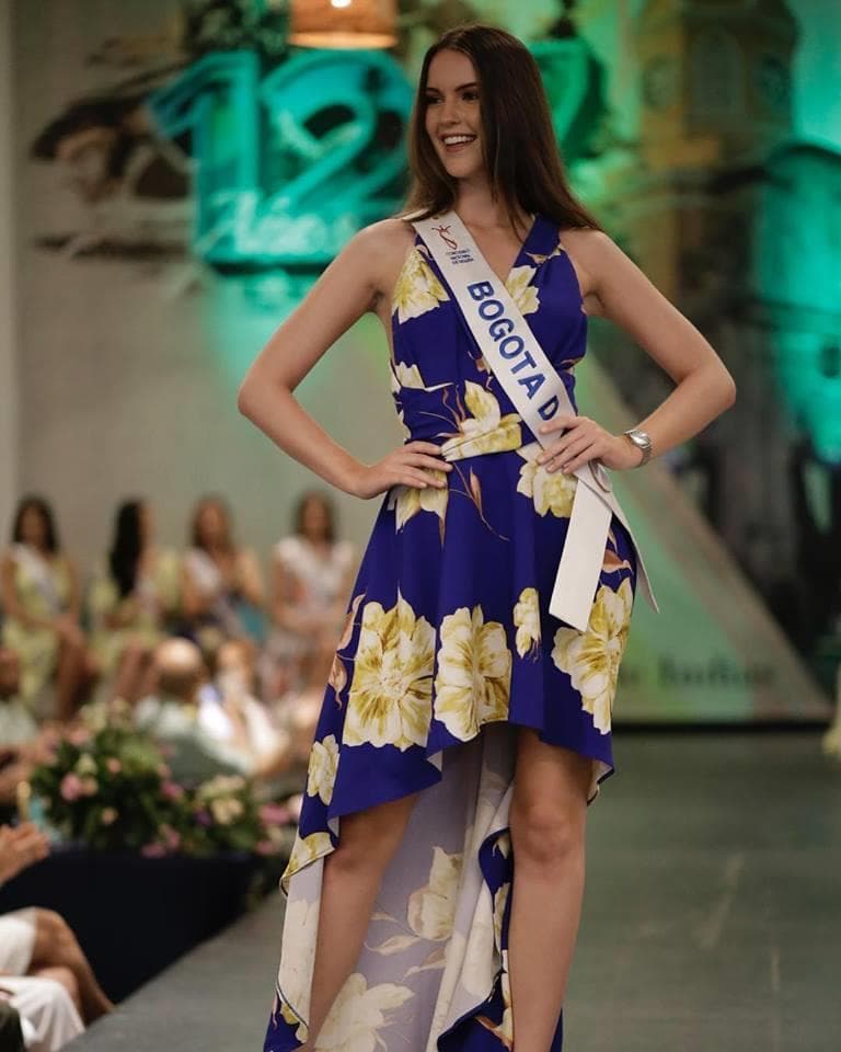 Zara Skaugvoll Triana from Bogotá, Finalist Miss Colombia 2019/ Señorita Colombia 2019 (Photo Source: Concurso Nacional de Belleza Colombia Official)