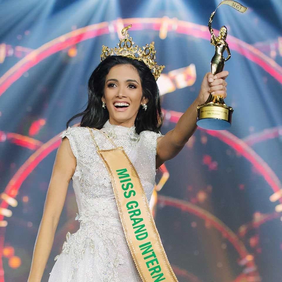 Maria Clara Sosa Perdomo winner Miss Grand International 2018 (Photo Courtesy: MGI Official)