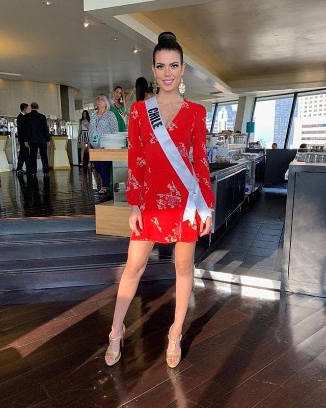 Andrea Díaz Nicolás Miss Universe Chile 2018, Miss Universe 2018 Contestant (Photo Courtesy: Miss Universe/Candidate FaceBook/ Instagram)