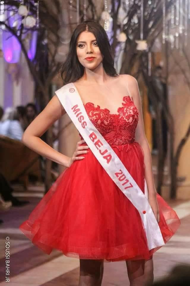 Hayfa Ghedir Miss Béja Finalist for Miss Tunisie 2017/ Miss Tunisia 2017