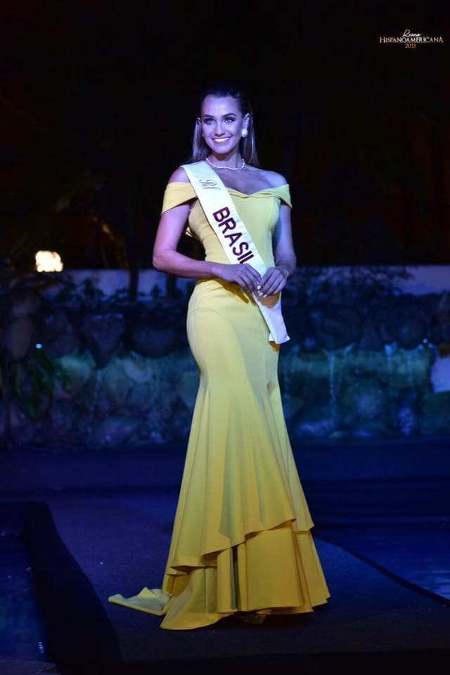 Isabele Pandini Nogueira Reina Hispanoamericana Brazil 2018, Finalist Reina Hispanoamericana 2018 (Photo Courtesy: Reina Hispanoamericana/ Promociones Gloria Official)