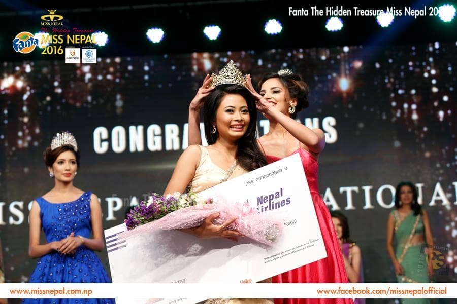 Barsha Lekhi Miss Nepal 2016 Second Runner Up (Photo Credits: Miss Nepal Official)