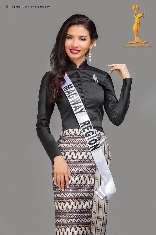 Hsu Lei Nadi Miss Magway Region - Finalist Miss Golden Land Myanmar 2018 (Photo Courtey: MGLM Official)