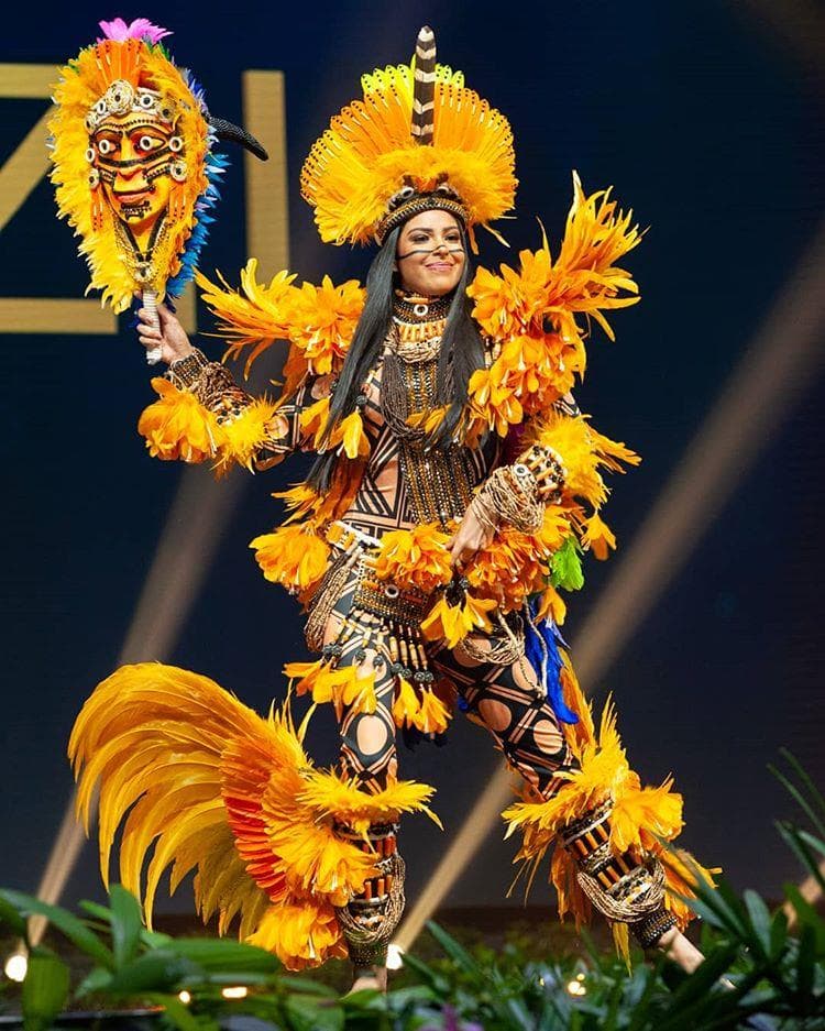 Mayra Benita Alves Dias Miss Universe Brazil 2018, Miss Universe 2018 Contestant at National Costume Competition (Photo Courtesy: Miss Universe/Candidate FaceBook/ Instagram)