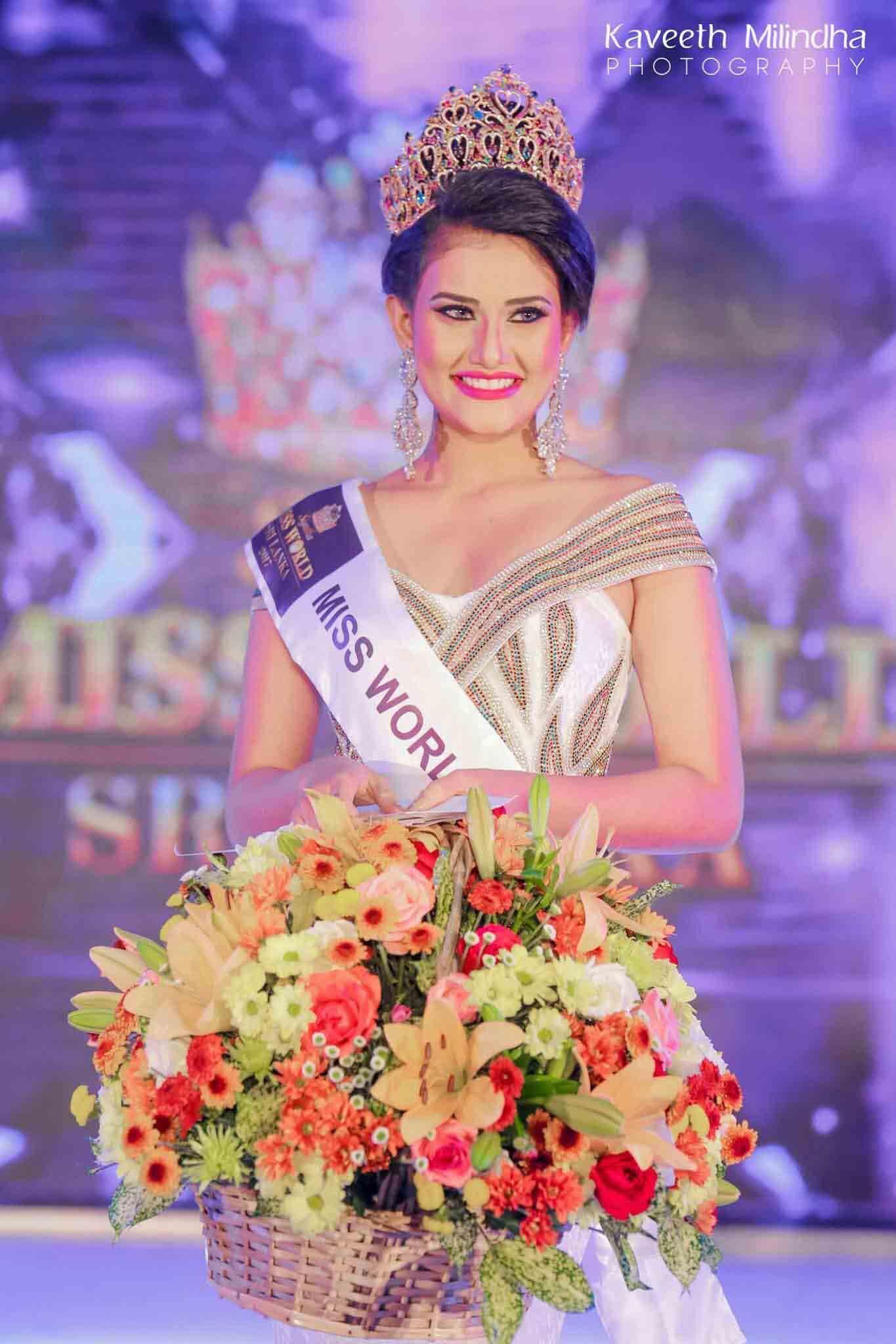 Dusheni Silva Miss World Sri Lanka 2017 - Finalist Miss World 2017 (Photo Courtesy: Miss World/ Facebook Official)