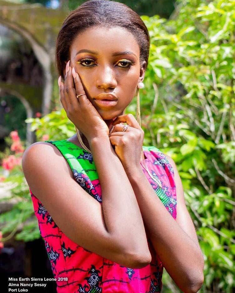 Alma Nancy Sesay Miss Earth Sierra Leone 2018, Finalist Miss Earth 2018 (Photo Courtesy: Miss Earth/ Candidate Official FaceBook/ Instagram)
