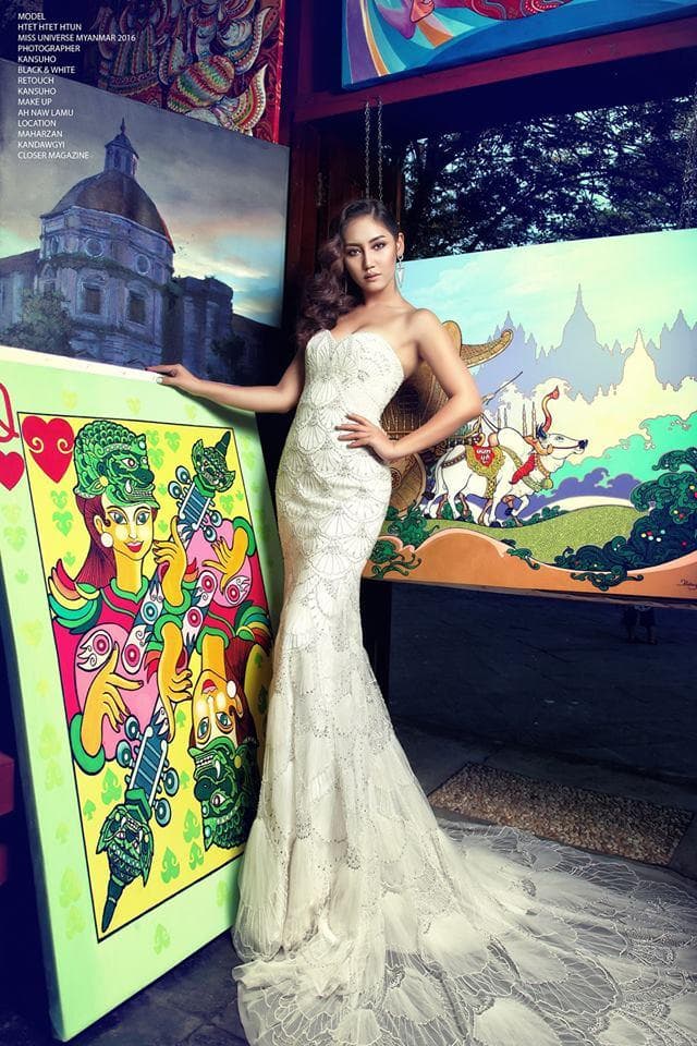 Htet Htet Htun Contestant from Myanmar for Miss Universe 2016 (Photo Credits: Instagram/Facebook Official)