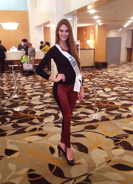 Fiorella Ximena Peirano Medina (Peru)  at Miss International 2014
