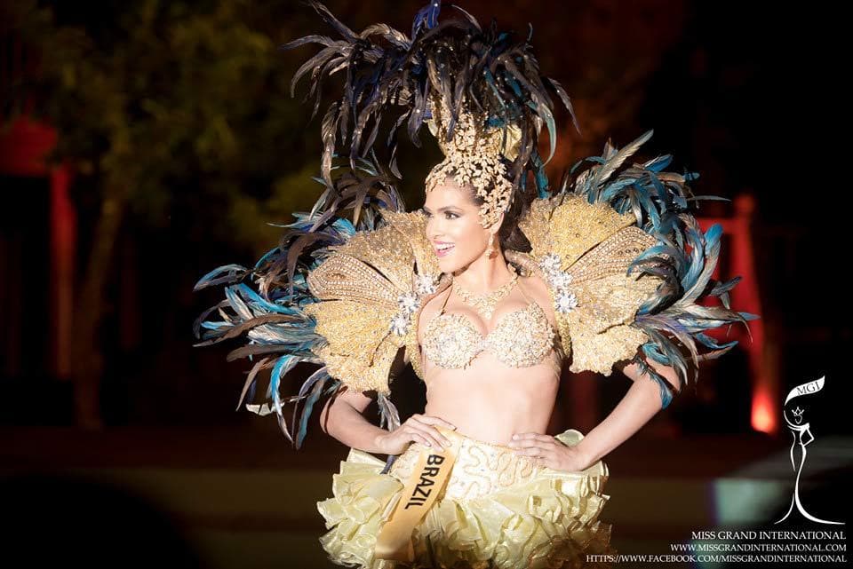 Paula Gomes from Brazil - Finalist Miss Grand International 2015 in National Costume (Photo Credit: MGI Official)