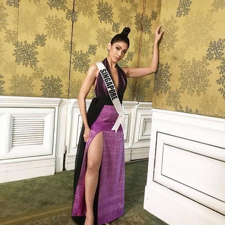 Zahra Khanum Miss Universe Singapore 2018, Miss Universe 2018 Contestant (Photo Courtesy: Miss Universe/Candidate FaceBook/ Instagram)