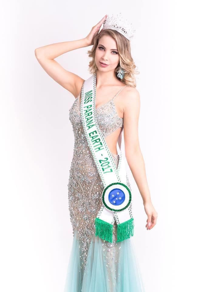 Bruna Vizintin, Miss Earh Paraná 2017 for Miss Earth Brazil 2017 (Photo Credit: Miss Earth Brasil Official/ Contestant FaceBook)