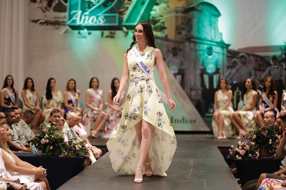 Wendy Taryn López Scarpetta from Huila, Finalist Miss Colombia 2019/ Señorita Colombia 2019 (Photo Source: Concurso Nacional de Belleza Colombia Official)