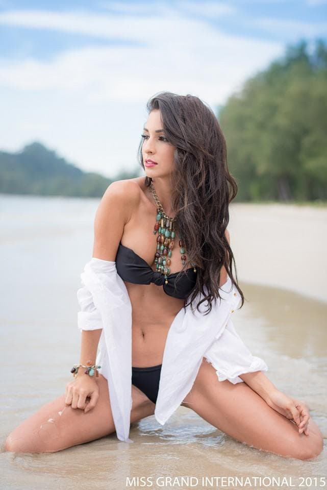 Mariela Aparicio from Costa Rica - Finalist Miss Grand International 2015 in Swimsuit (Photo Credit: MGI Official)