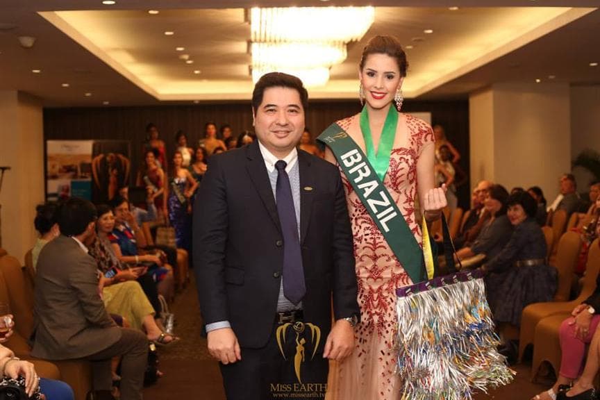 Leticia Silva Winner of Evening Gown Competition Group 2 (Photo Credits: Miss Earth Official)