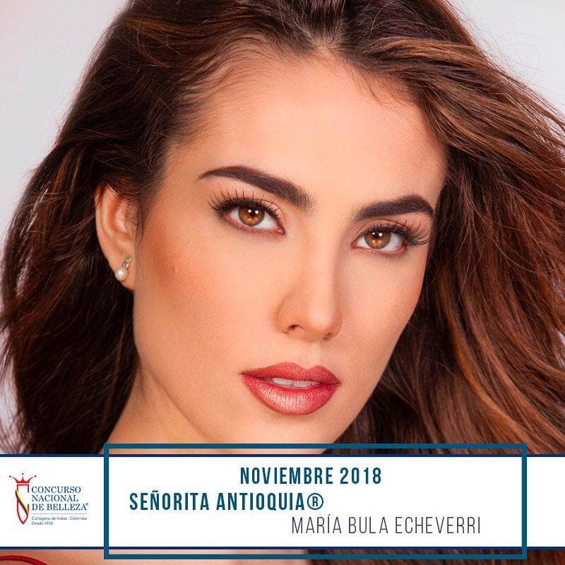 María Luisa Bula Echeverri from Antioquia, Finalist Miss Colombia 2019/ Señorita Colombia 2019 (Photo Source: Concurso Nacional de Belleza Colombia Official)