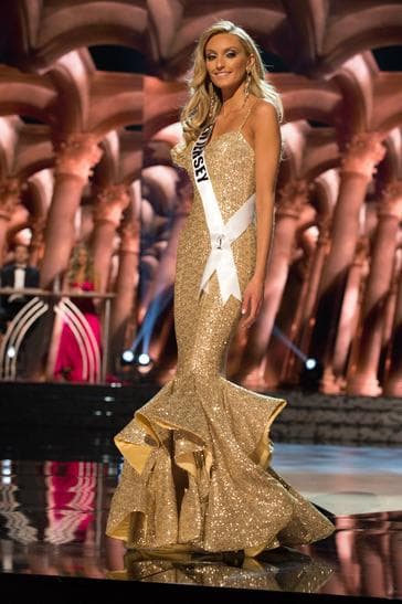 Jessielyn Palumbo Contestant in Evening Gown during the Preliminary competition (Photo Credits: Miss USA Official)