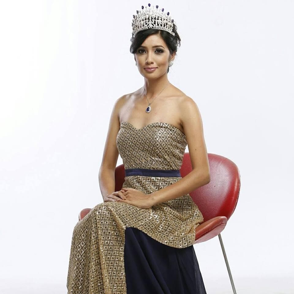 Dibyata Vaidya contestant from Nepal in Long Gown for Miss Earth 2015
