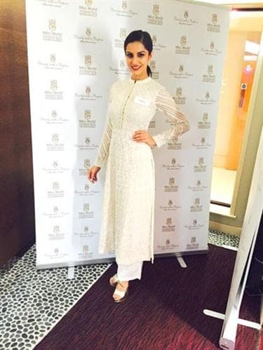 Koyal Rana (India) Miss World 2014 (Courtesy: Official Facebook page)