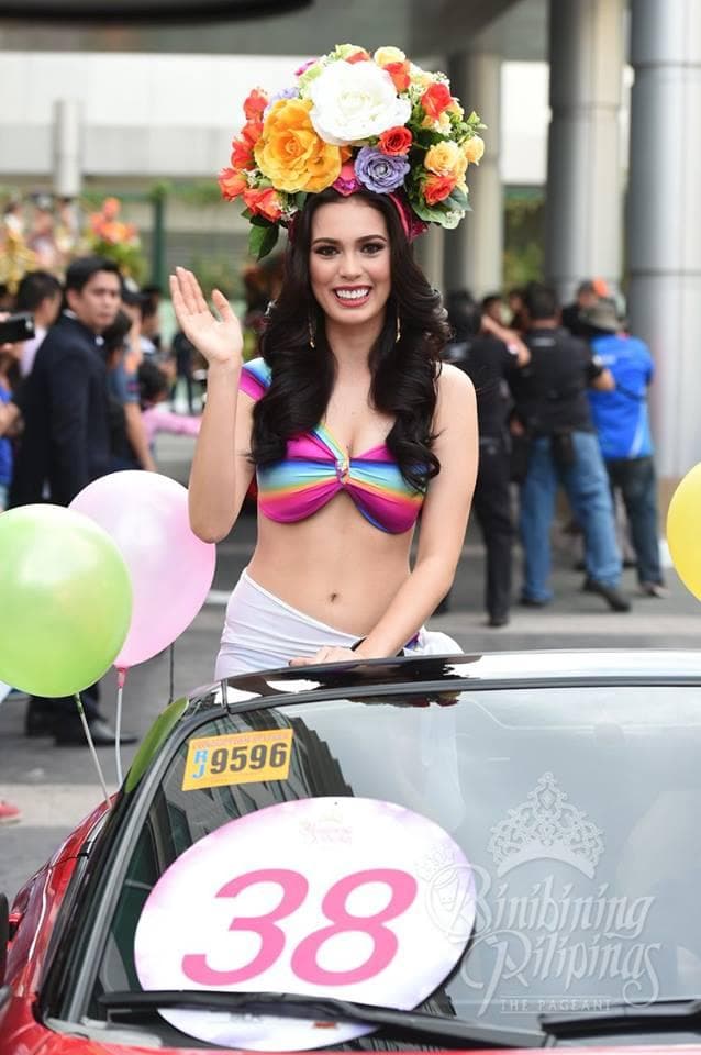 Angelica Alita during Grand Parade of Beauties Binibining Pilipinas 2016 (Photo Credits: Bb Pilipinas Official)